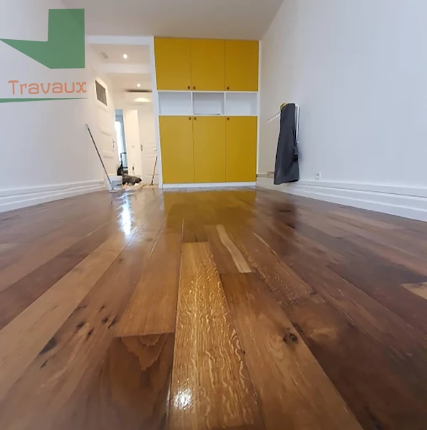 photos travaux fini de revêtement de sol pour montrer l'expertise de notre équipe travaille propre et organiser